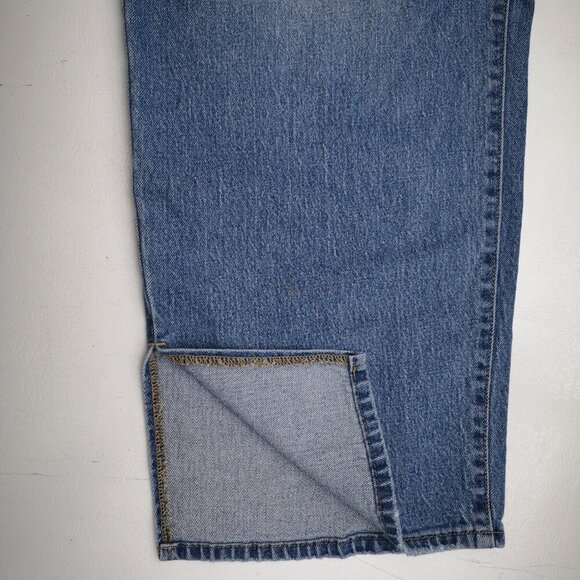Old Navy Ladies Size 24 High Rise OG Loose Medium Wash Button Closure Jeans - Picture 11 of 14